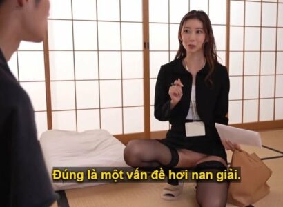 [Vietsub] Một nữ nhân viên bđs xuất sắc với bí quyết không mặc đồ lót đi gặp khách hàng