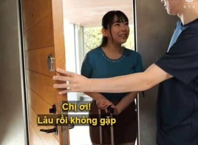 [Vietsub] Vợ đi vắng thì chị vợ đến chơi rồi gạ cậu em rể tắm chung