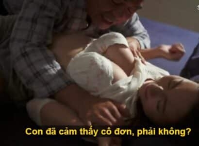 [Vietsub] Thấy con trai mãi mê công việc để con dâu cô đơn, bố chồng làm liều đè địt con dâu