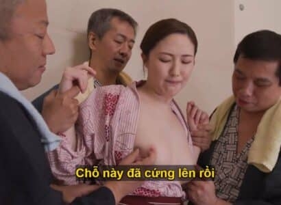 [Vietsub] Chồng say xỉn, vợ bị cả công ty của chồng địt trong chuyến du lịch nghỉ dưỡng