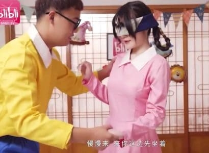 [China AV] Món quà sinh nhật bất ngờ Nobita tặng Xuka