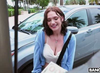 [Không che] Dụ em gái dễ thương đang đi dạo một mình lên xe với 600 đô la