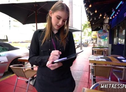 [Không che] Đi ăn gặp em phục vụ đáng yêu và cái kết sung sướng